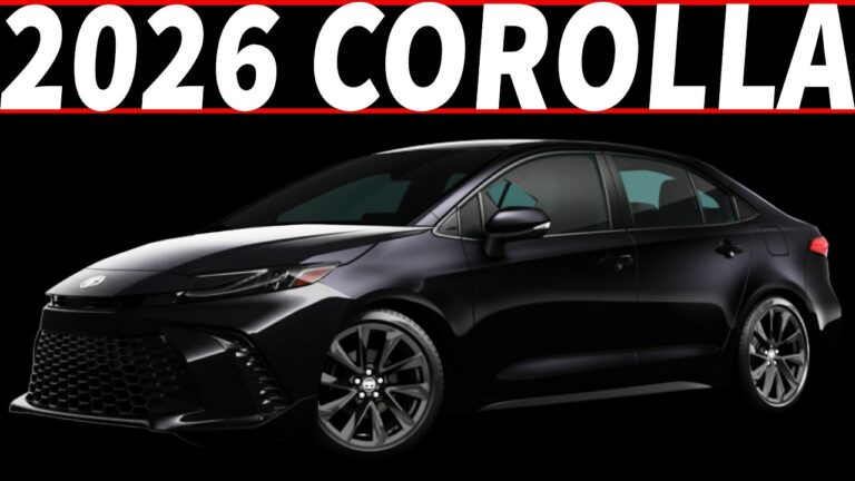 New Toyota Corolla E210 2026 Specs
