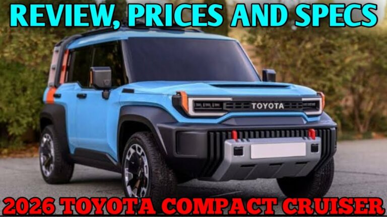 New Toyota Fj Cruiser Ev 2026 Specs